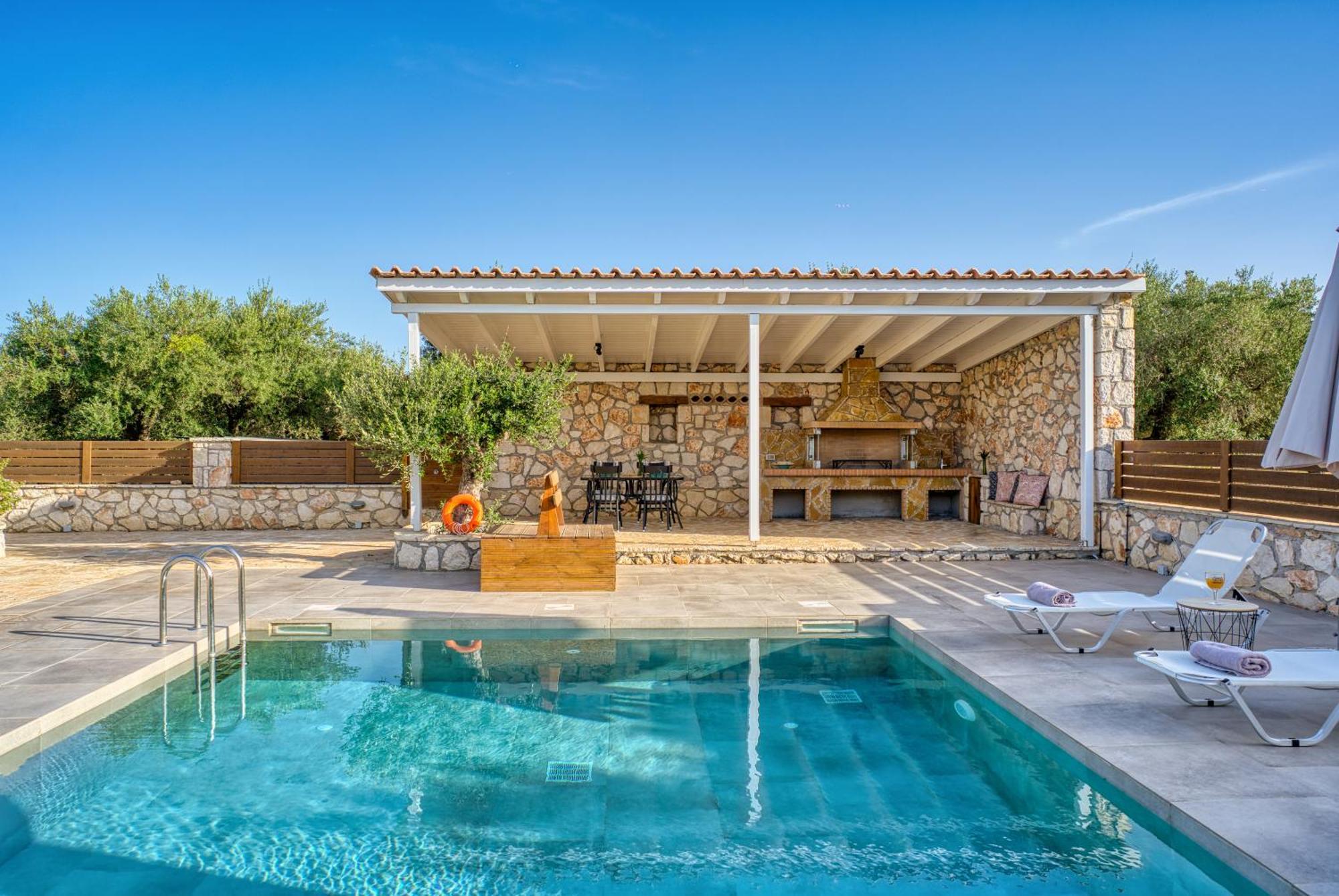 Astarte Villas - Astra Private Villas With Pool Василикос Экстерьер фото
