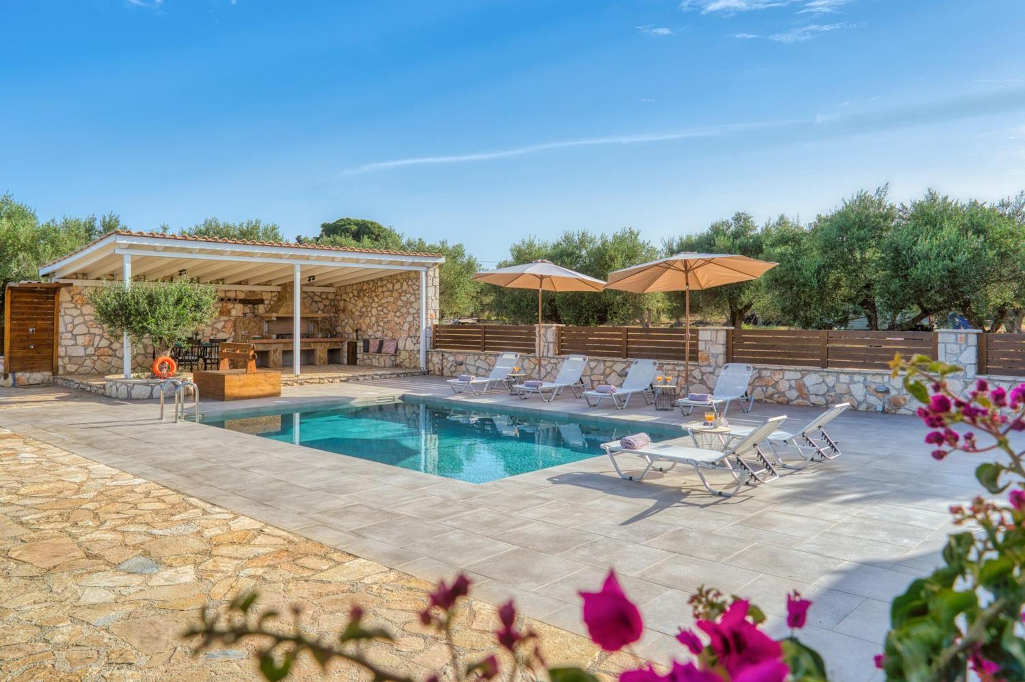 Astarte Villas - Astra Private Villas With Pool Василикос Экстерьер фото